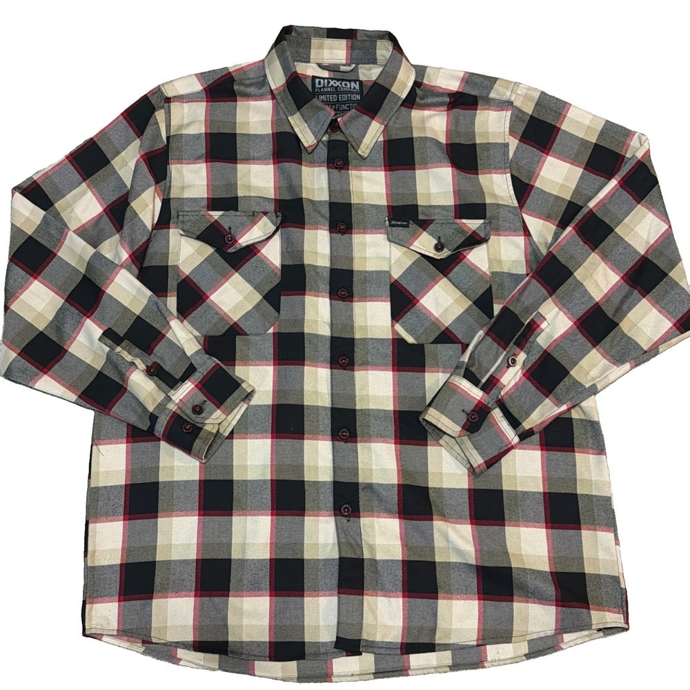 Dixxon Flannel Co Snap-On Tools Limited Edition Plaid Shirt Mens 2XL L D-Tech